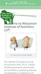 Mobile Screenshot of nutritioninstitute.com