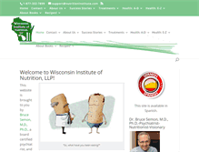 Tablet Screenshot of nutritioninstitute.com